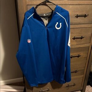 Men’s XXL Indianapolis Colts NFL Quarter-Zip Pullover